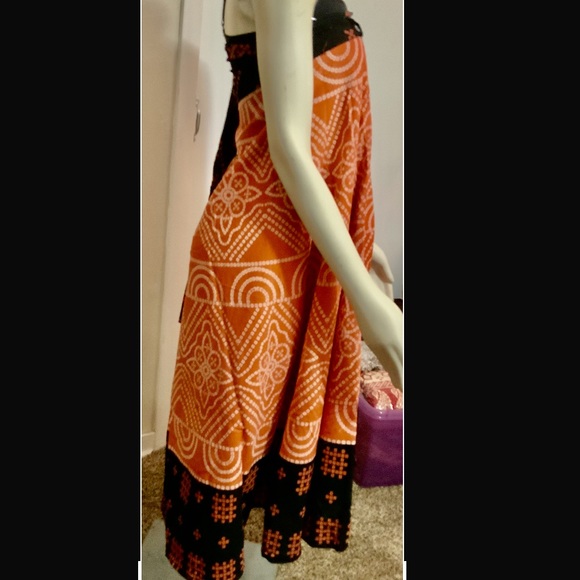 BOHO WRAP SKIRT~100% INDIA COTTON~HANDMADE - Picture 6 of 6